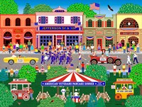 Home For The 4Th Of July Fine Art Print