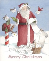 Merry Christmas Santa Fine Art Print