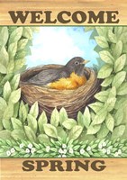 Welcome Spring Robin Fine Art Print