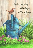 Wren Watercan, Psalm Fine Art Print