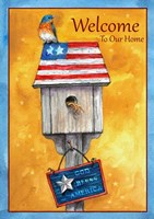 Blue Bird American Welcome Fine Art Print