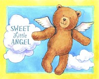 Sweet Angel Bear Fine Art Print