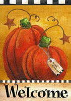 Pumpkin Autumn Welcome Fine Art Print
