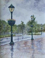 Lamp Posts Fine Art Print