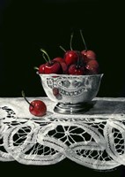 Bowl Of Cherries Fine Art Print