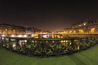 Paris Night Bridge I Fine Art Print