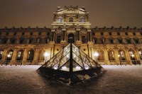 Louvre at Night Fine Art Print