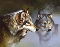 Frost Wolves Fine Art Print