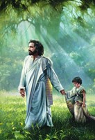 He Leadeth Me Fine Art Print