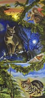 Cats and Fairies Twice as Nice Fine Art Print