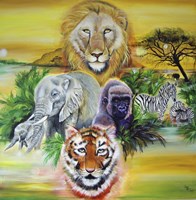 Fantasy Safari Fine Art Print