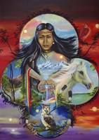 Sky Woman Fine Art Print