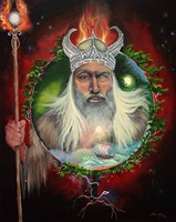 The Power of Odin Fine Art Print