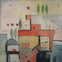 Seaside Villa Fine Art Print