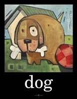 Dog Poster 2 Fine Art Print