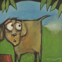 Farting Dog Fine Art Print