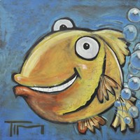 Farting Fish Fine Art Print