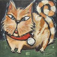 Square Cat Fine Art Print