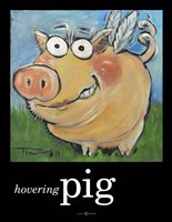 Hovering Pig Fine Art Print