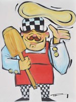 Pizza Chef Fine Art Print