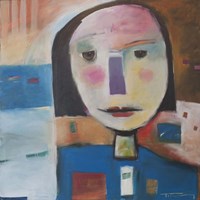 Portrait Of Young Girl Fine Art Print