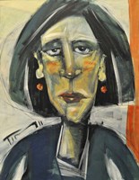 Rough Day Woman Fine Art Print