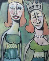 Sisters Going To The Ball Fine Art Print