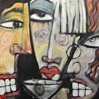 Trouble At Martini Bar Fine Art Print