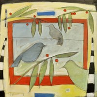 Birds And Berries Fine Art Print