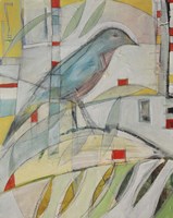 Bluebird On Branch Fine Art Print