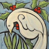 Winter Peace Dove Fine Art Print