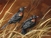 Singers Of Fall Fine Art Print