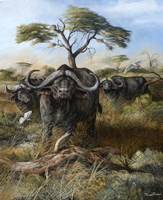 With A Baleful Glare Fine Art Print