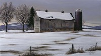 Winter Barn Fine Art Print