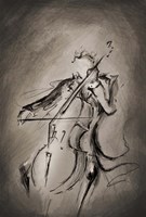The Cellist Fine Art Print