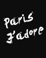 Paris Jadore Fine Art Print