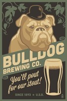 Bulldog Brewing Co. Framed Print