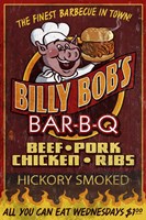 Billy Bob's BBQ Fine Art Print