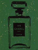 Chanel Pop Art Green Chic Fine Art Print