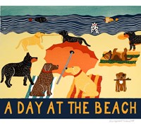 Day At The Beach Fine Art Print