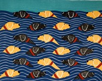 Beach Cover Sheet Fine Art Print