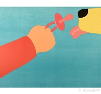 Dog for the Child Child For the Dog Fine Art Print