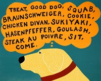 Dogs Can Only Learn a Few Words Fine Art Print