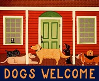 Dogs Welcome HSH II Fine Art Print