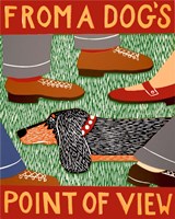 From a Dog's Point of View Black and Tan Fine Art Print