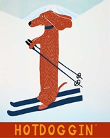 Hotdoggin Red Fine Art Print