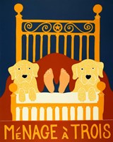 Menage II Yellow Yellow Fine Art Print