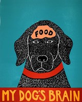 My Dogs Brain II Food Fine Art Print