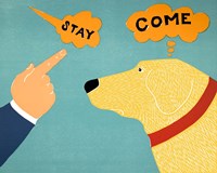 Selective Hearing Yellow Fine Art Print