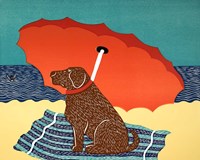 The Lifeguard Chocolate Fine Art Print